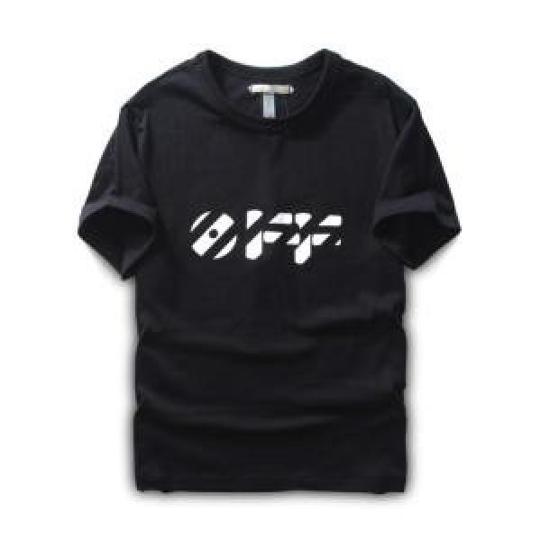 2026-17春夏新作 Off-White オフホワイト 首胸ロゴ 半袖 Tシャツ