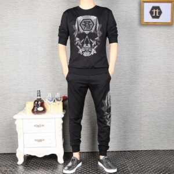 落ち着いた感覚 2026秋冬 フィリッププレイン PHILIPP PLEIN 上下セット