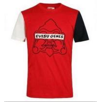 最適なサイズ感　エヴィス 通販　.高品質の半袖 Tシャツ 2色可選.