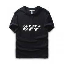 2026-17春夏新作 Off-White オフホワイト 首胸ロゴ 半袖 Tシャツ