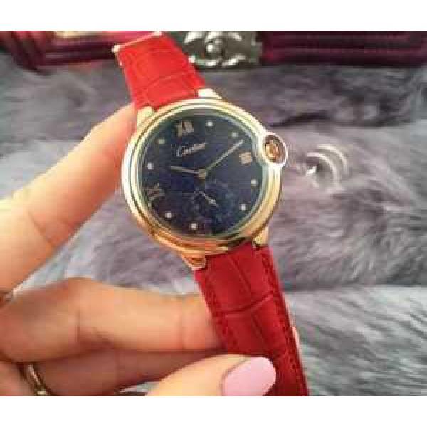 2026耐久性に優れカルティエ CARTIER  輸入クオーツムーブメント 女性用腕時計 多色選択可.199.