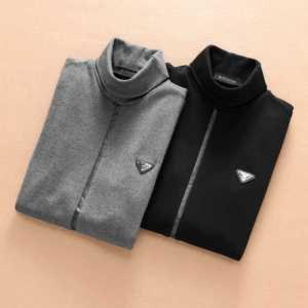 2026秋冬 SALE!今季 プラダPRADA  長袖Tシャツ ハイネック 2色可選