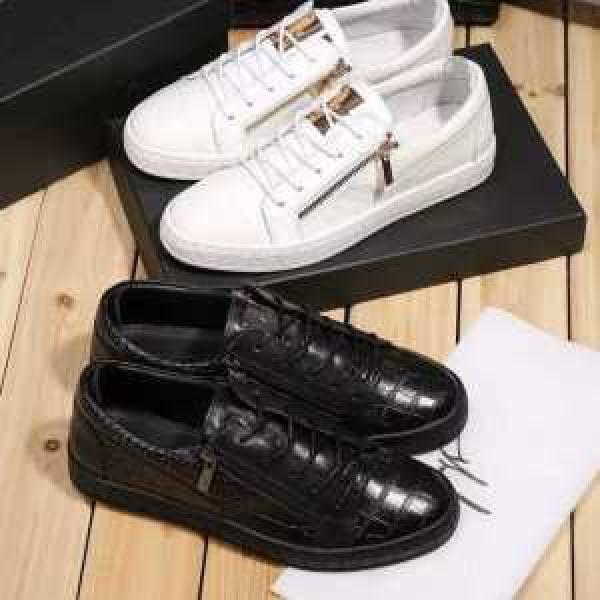 2026秋冬お洒落に魅せる ジュゼッペ ザノッティGIUSEPPE ZANOTTI  フラットシューズ 2色可選