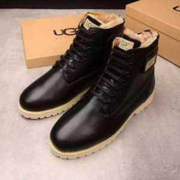 ポップ 2026秋冬 UGG ハイトップシューズ フリース付け