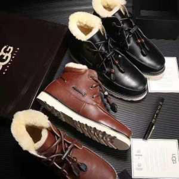 売れ筋のいい 2026秋冬 UGG ハイトップシューズ 2色可選 フリース付け