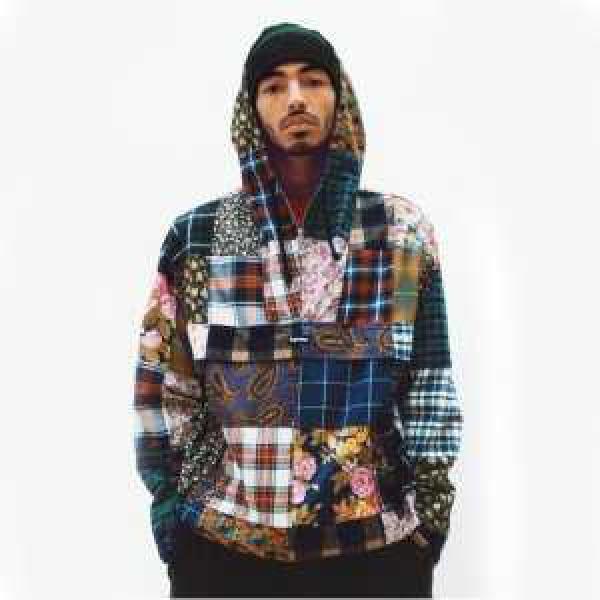 お洒落自在 Supreme 16FW Patchwork Pant/Anorak ブルゾン テーパードデニムパンツ 上下セット 男女兼用