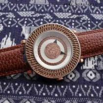 ◆モデル愛用◆ 2026 VERSACE ヴェルサーチ オリジナル クオーツ ムーブメント 女性用腕時計 4色可選.216.