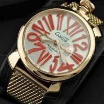 重厚な輝きを纏いガガミラノ GaGaMILANO　日本製クオーツ ムーブメント腕時計..162.