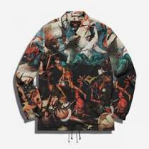 大人キレイに仕立てる undercover x supreme 2026秋冬 プリント柄 ブルゾン 男女兼用
