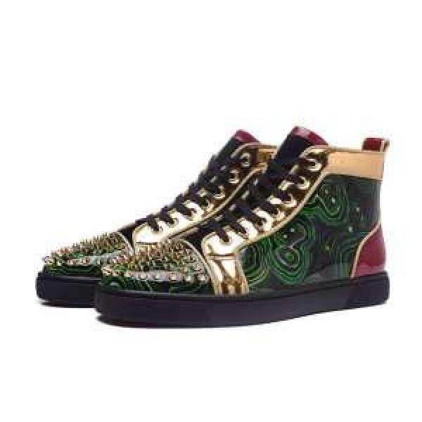 めちゃくちゃお得 2026 クリスチャンルブタンChristian Louboutin ハイトップシューズ
