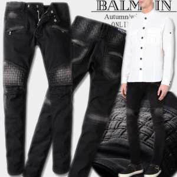 落ち着いた感覚 2026春夏 バルマン BALMAIN ジーンズ ユーズド加工