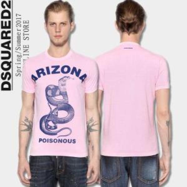存在感のある ディースクエアード DSQUARED2 上質感たっぷり半袖Tシャツ 4色可選