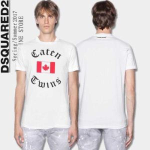 大好評 ディースクエアード DSQUARED2 爽やかな半袖Tシャツ 3色可選