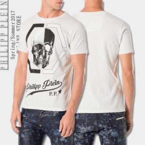 高級感ある 2025春夏 フィリッププレイン PHILIPP PLEIN 半袖Tシャツ 2色可選