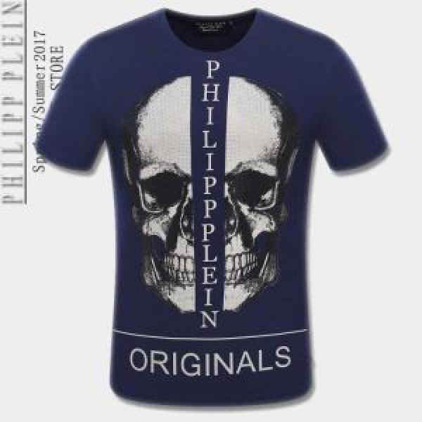 派手 2026春夏 フィリッププレイン PHILIPP PLEIN 半袖Tシャツ 3色可選