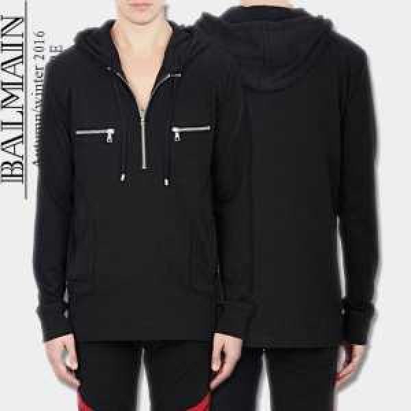 存在感のあるアイテム バルマン BALMAIN 季節を感じるパーカー