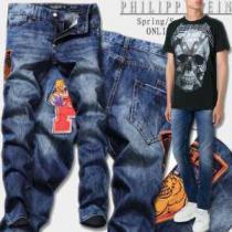 首胸ロゴ 2026春夏 フィリッププレイン PHILIPP PLEIN ジーンズ ユーズド加工