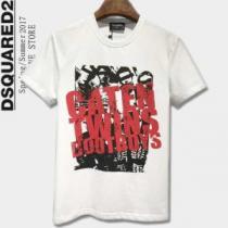 大人な雰囲気のディースクエアード DSQUARED2 大人っぽさを演出する半袖Tシャツ 2色可選