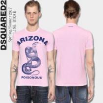 存在感のある ディースクエアード DSQUARED2 上質感たっぷり半袖Tシャツ 4色可選