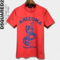 存在感のある ディースクエアード DSQUARED2 上質感たっぷり半袖Tシャツ 4色可選
