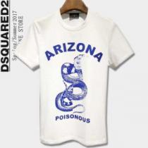 存在感のある ディースクエアード DSQUARED2 上質感たっぷり半袖Tシャツ 4色可選