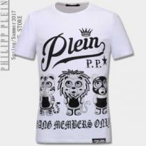 2026春夏 海外セレブ愛用 PHILIPP PLEIN 高級感演出 半袖Tシャツ 2色可選