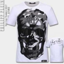 2025春夏綺麗に決まるフォルム！ フィリッププレイン PHILIPP PLEIN 半袖Tシャツ 2色可選