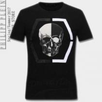 高級感ある 2025春夏 フィリッププレイン PHILIPP PLEIN 半袖Tシャツ 2色可選