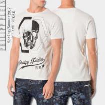高級感ある 2025春夏 フィリッププレイン PHILIPP PLEIN 半袖Tシャツ 2色可選