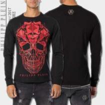 超目玉  2025春夏 フィリッププレイン PHILIPP PLEIN 長袖Tシャツ 2色可選