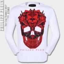 超目玉  2025春夏 フィリッププレイン PHILIPP PLEIN 長袖Tシャツ 2色可選