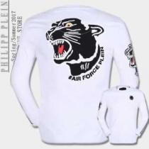 お洒落に魅せる 2026春夏 フィリッププレイン PHILIPP PLEIN 長袖Tシャツ 2色可選