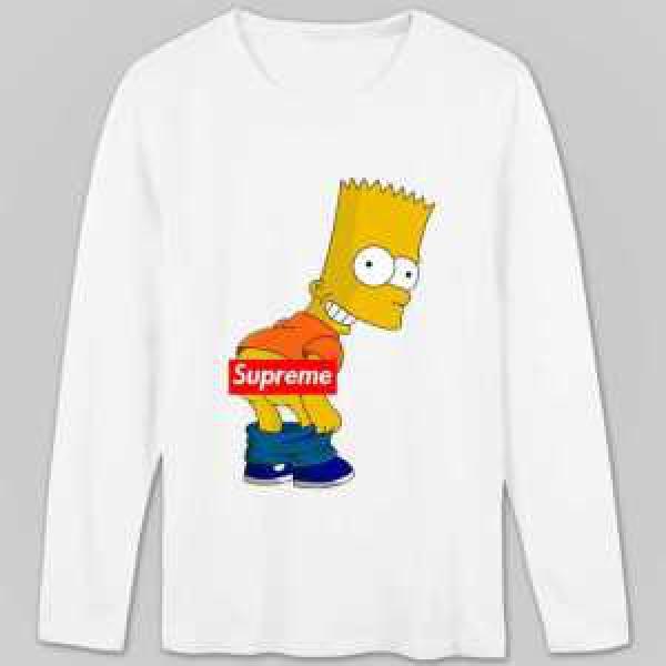 完売品！ 2色可選 シュプリーム 17春夏 長袖Tシャツ