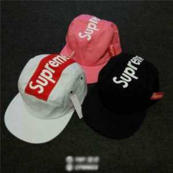 Supreme Top Stripe Camp Cap BOX LOGO デザイン性の高い 17ss キャップ