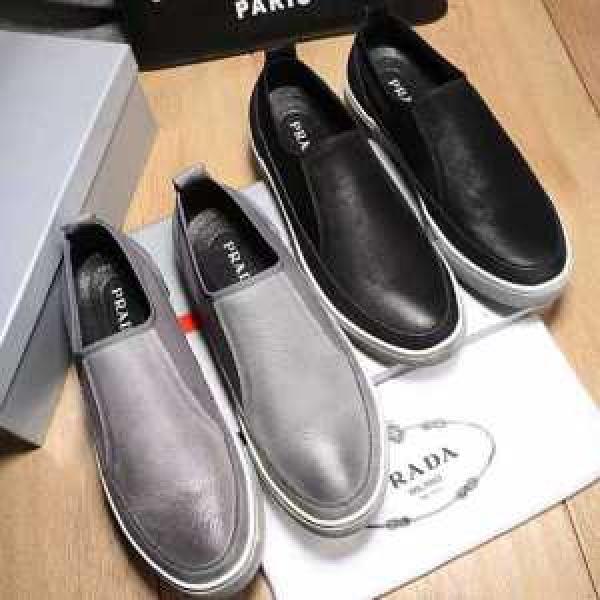 スタイリッシュな印象 2026春夏 プラダ PRADA フラットシューズ 2色可選
