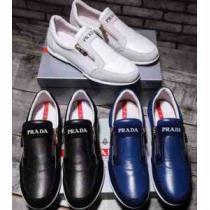爽やかで季節感のプラダコピー PRADA メンズおすすめシューズ 3色可選.