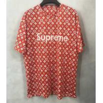 親和性抜群なSupreme x LV BOX LOGO Tee シュプリーム 　半袖Tシャツ 2色可選.心地はまさに大人の