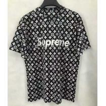親和性抜群なSupreme x LV BOX LOGO Tee シュプリーム 　半袖Tシャツ 2色可選.心地はまさに大人の
