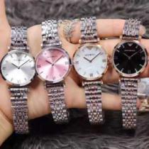 2026新作アルマーニ ARMANI◆モデル愛用◆ 輸入クオーツムーブメント 女性用腕時計 ステンレス 32mm*8mm.198.