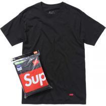 涼しげな印象のsupreme Hanes Tagless Tee 個性派...
