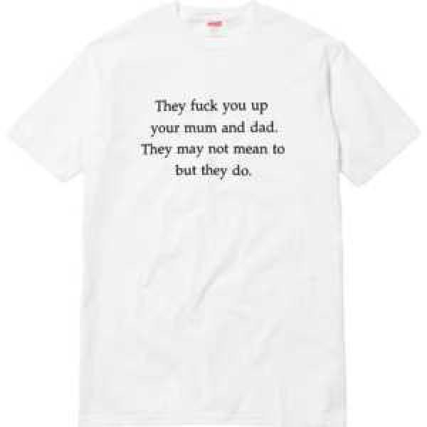 supreme fuck you up tee 目玉商品  2色可選 クールビズ 17春夏 半袖Tシャツ