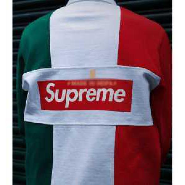 Split Rugby  3色可選 数に限りがある 長袖ポロシャツ supreme 17SS