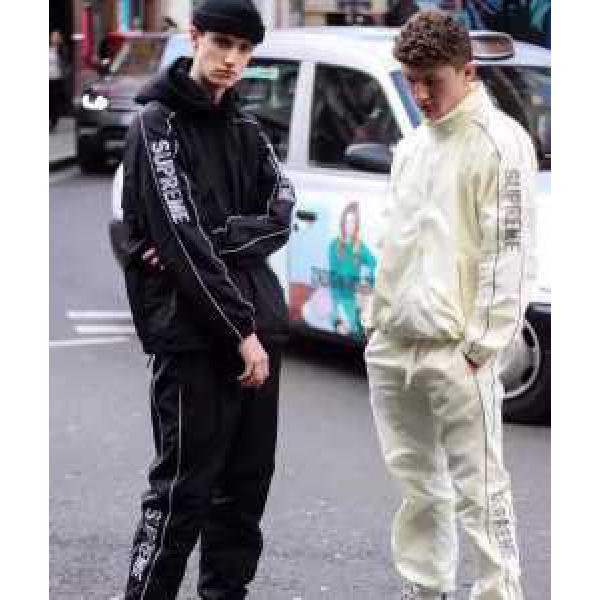 Striped Windbreaker 3色可選 ブルゾン ダスター コート  希少価値大！ Sup 17SS