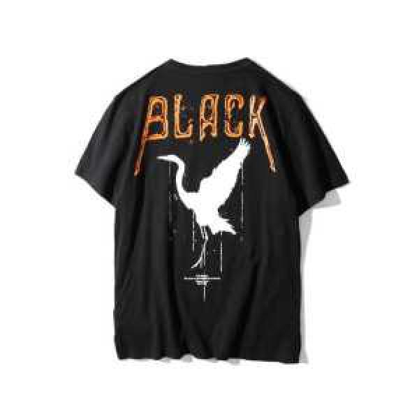 高評価の人気品  2025春夏 半袖 2色可選 OFF-WHITE BLACK カジュアル
