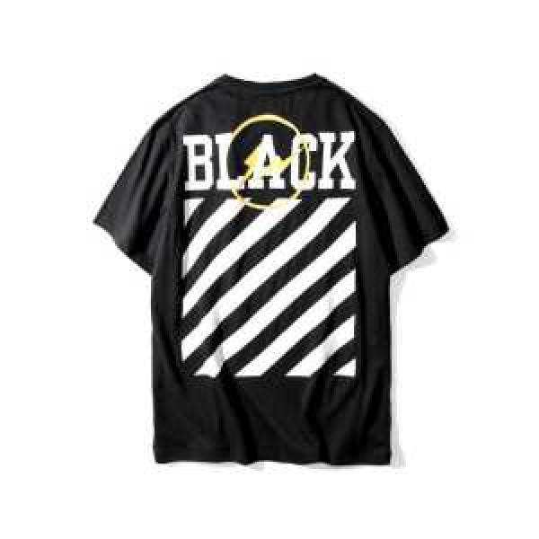 お洒落な存在感 オフホワイト OFF-WHITE BLACK 2026春夏 半袖 2色可選