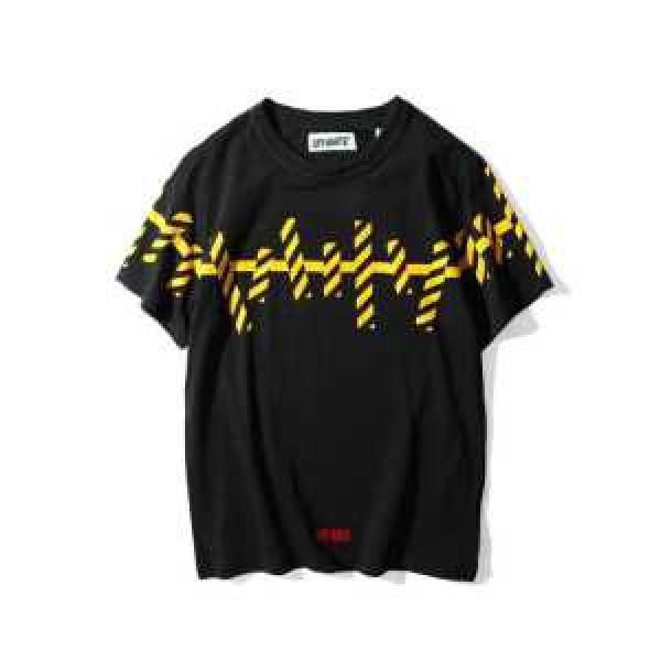 OFF-WHITE オフホワイト 流行に関係なく長年愛用できる 半袖Tシャツ 2色可選 【人気ブログ掲載】 2025春夏