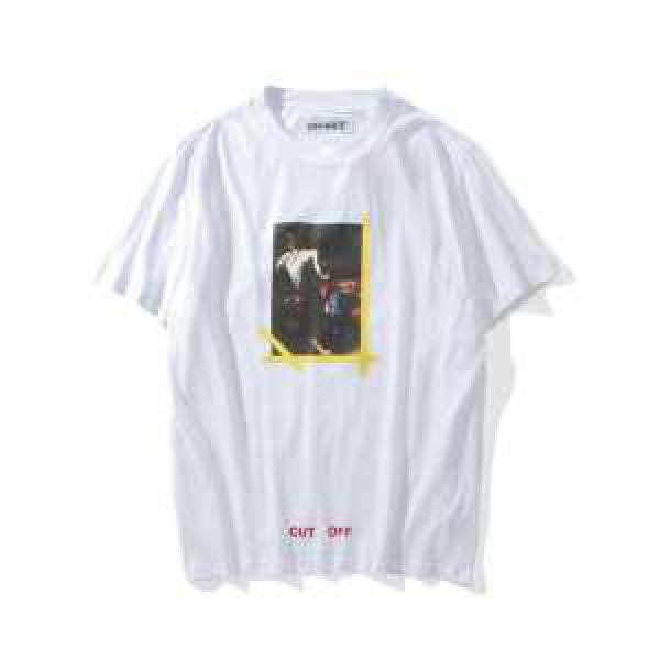 海外セレブ定番愛用 2026春夏 オフホワイト OFF-WHITE 半袖Tシャツ 2色可選 優しいフィット感
