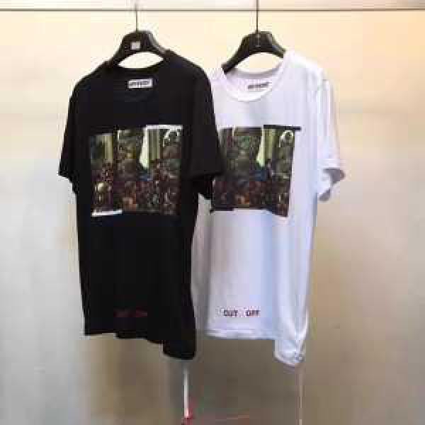 個性的なデザイン 2026春夏 オフホワイト OFF-WHITE 半袖 2色可選