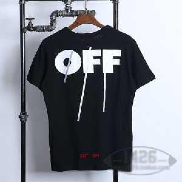 お洒落に魅せる off White 17SS 半袖Tシャツ