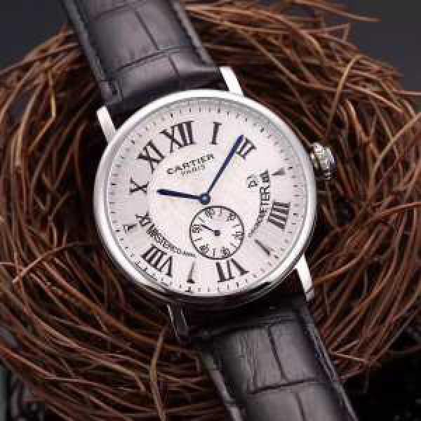 豊富なサイズ 2026春夏 カルティエ CARTIER 男性用腕時計 牛革布地ベルト 上級 6色可選.199.